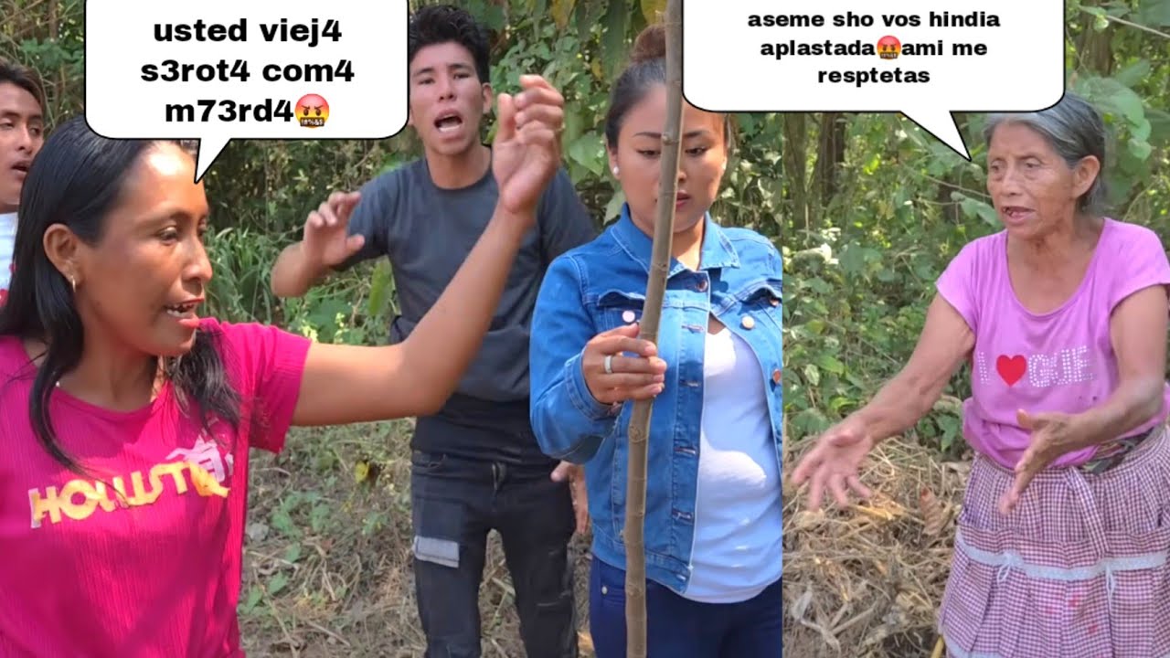 Lidia le pela la casa a doña chica//Usted sienpre cuando sus hijos r0b4n nolos regaña