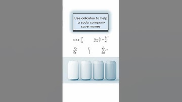 Calculus Optimization Problem - Soda Can #maths #calculus #optimization