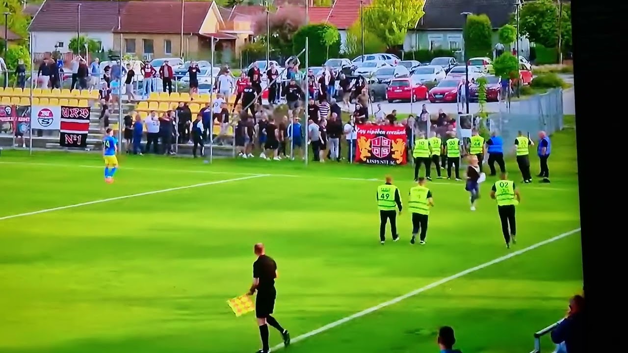 Kazincbarcika vs Honvéd balhé 2024.04.28.