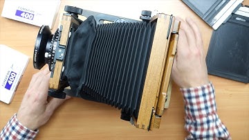 Setting up a Chamonix 4x5 F1 Camera