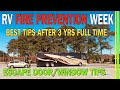 RV FIRE PREVENTION WEEK | INTERCONNECTED DETECTORS| FIRE SUPPRESSION | ESCAPE WINDOW HACK | EP137