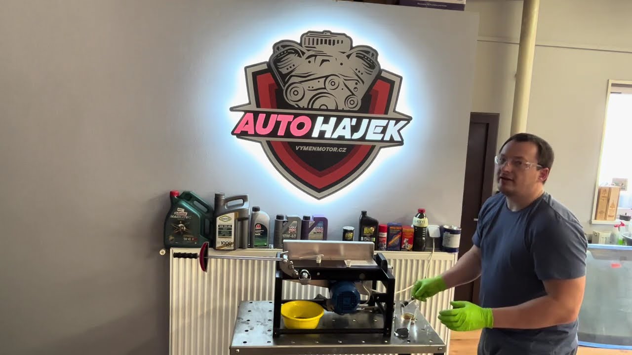 Test č.6 Olej Millers 5w50, poté s Ceratecem, nakonec Millers+Ceratec+Metaltec. Test aditiv do oleje