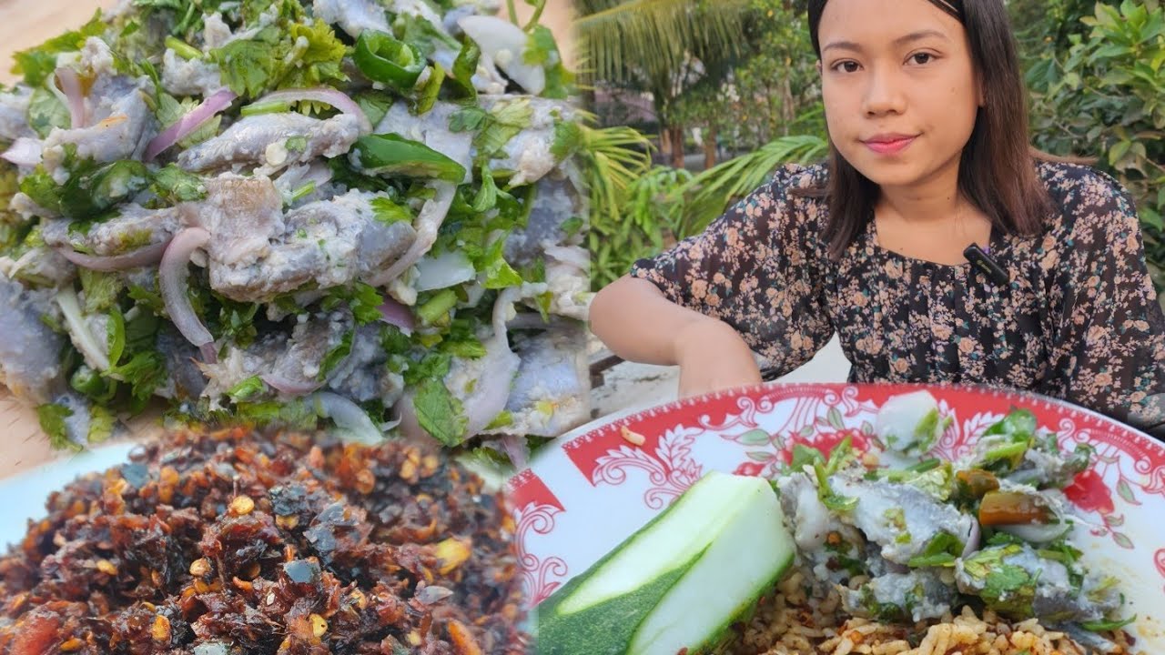 နားမူချက်တဲ့ ပုစွန်ခြောက်ငံပြာရည်ချက်နဲ့ ငါးခုံးမချဥ်သုပ်တို့နဲ့ ထမင်းစားလို့ကောင်း😋