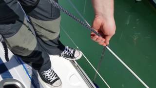 Tying A Fender With A Clove Hitch Knot