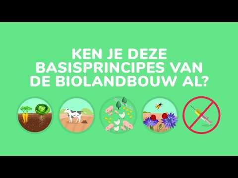 Video: Biologische Landbouw - U Geeft Een Natuurlijk Product