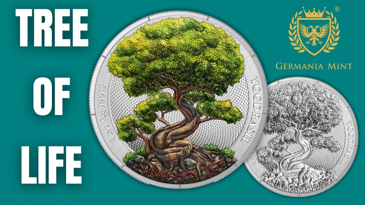 Tree of Life - 2025 Mythical Forest Yggdrasil 1oz Silver Bullion 5