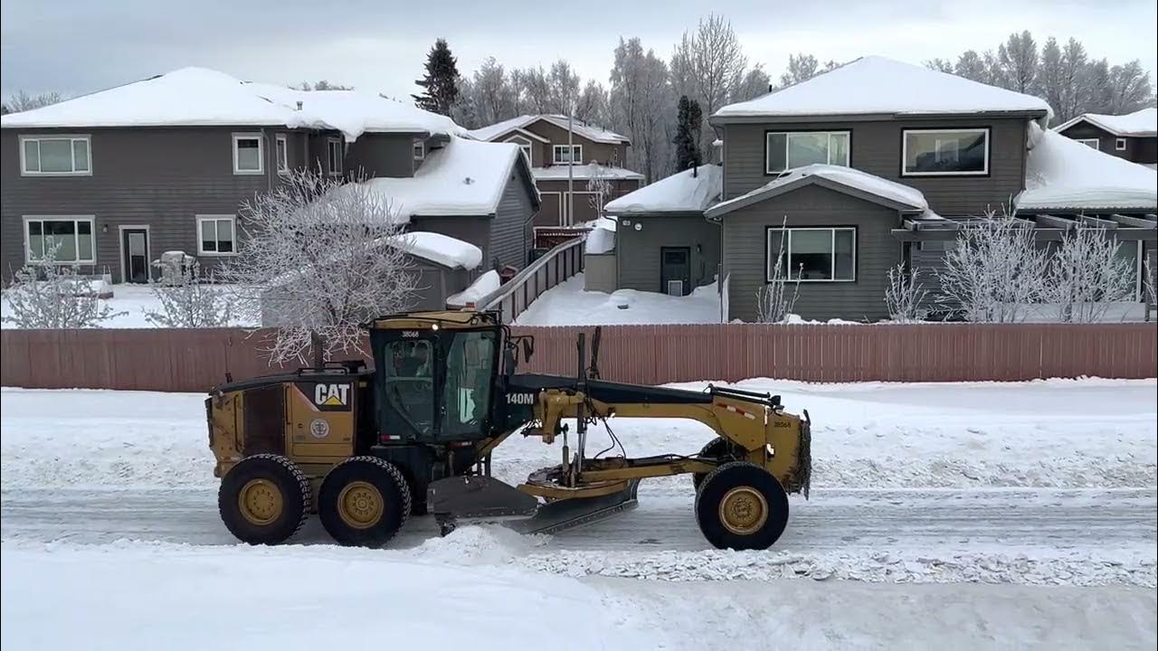 Snow plow in Anchorage Alaska! YouTube