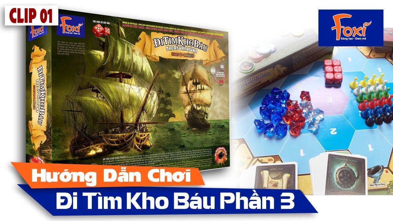 Hướng Dẫn Chơi Boardgame - Đi Tìm Kho Báu Phần 3 (Clip 01) - Cờ Xúc Xắc  Foxi - Youtube