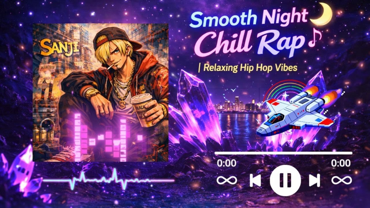 Smooth Night Chill Rap 🌙 | Relaxing Hip Hop Vibes