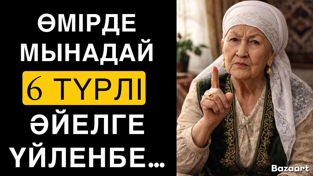 ӨМІРДЕ МЫНАДАЙ 6 ТҮРЛІ ӘЙЕЛГЕ ҮЙЛЕНБЕ…/ НАҚЫЛ СӨЗДЕР / ДАНАЛЫҚ СӨЗДЕР / 