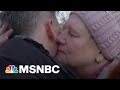 Ukrainian Woman Embraces NBC News' Richard Engel