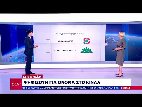 Στις 8 Μαΐου ψηφίζουν για όνομα στο ΚΙΝΑΛ | Ειδήσεις Βραδινό Δελτίο | 06/05/2022