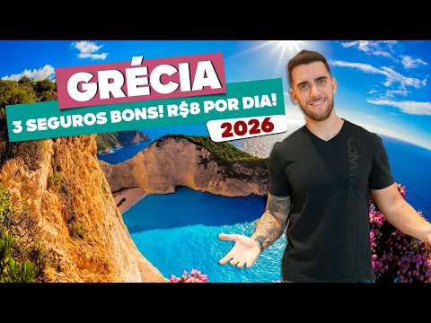 Mandatory Travel Insurance for GREECE! GOOD and CHEAP! R$8/day! 2026