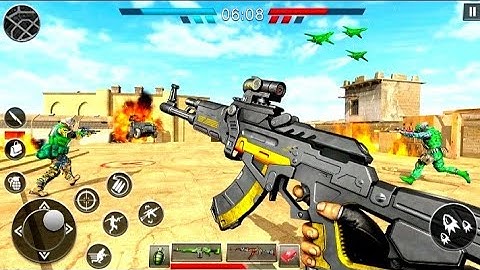 Real Commando Shooting 3D Games GunGames OFFline Android old fps GamePlay.