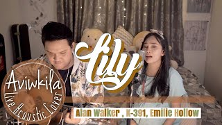 8 Month Pregnant Woman Singing LILY - ALAN WALKER | Acoustic Cover by AVIWKILA chords