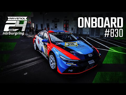 🔴 LIVE Onboard #830 | Hyundai Motorsport N | ADAC RAVENOL 24h Nürburgring 2025