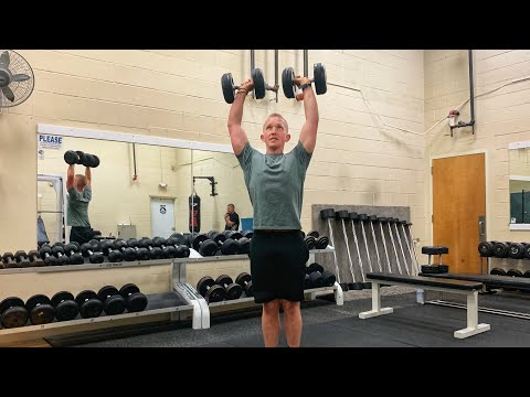 How to Dumbbell Overhead Press in 2 minutes or less