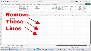 How To Remove Grey Page Break Lines In Microsoft Excel With Ease! #msexcel, #howto, #trending