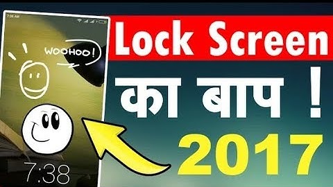 4 AMAZING SMART SCREEN  LOCK FOR ANDROID |2018|