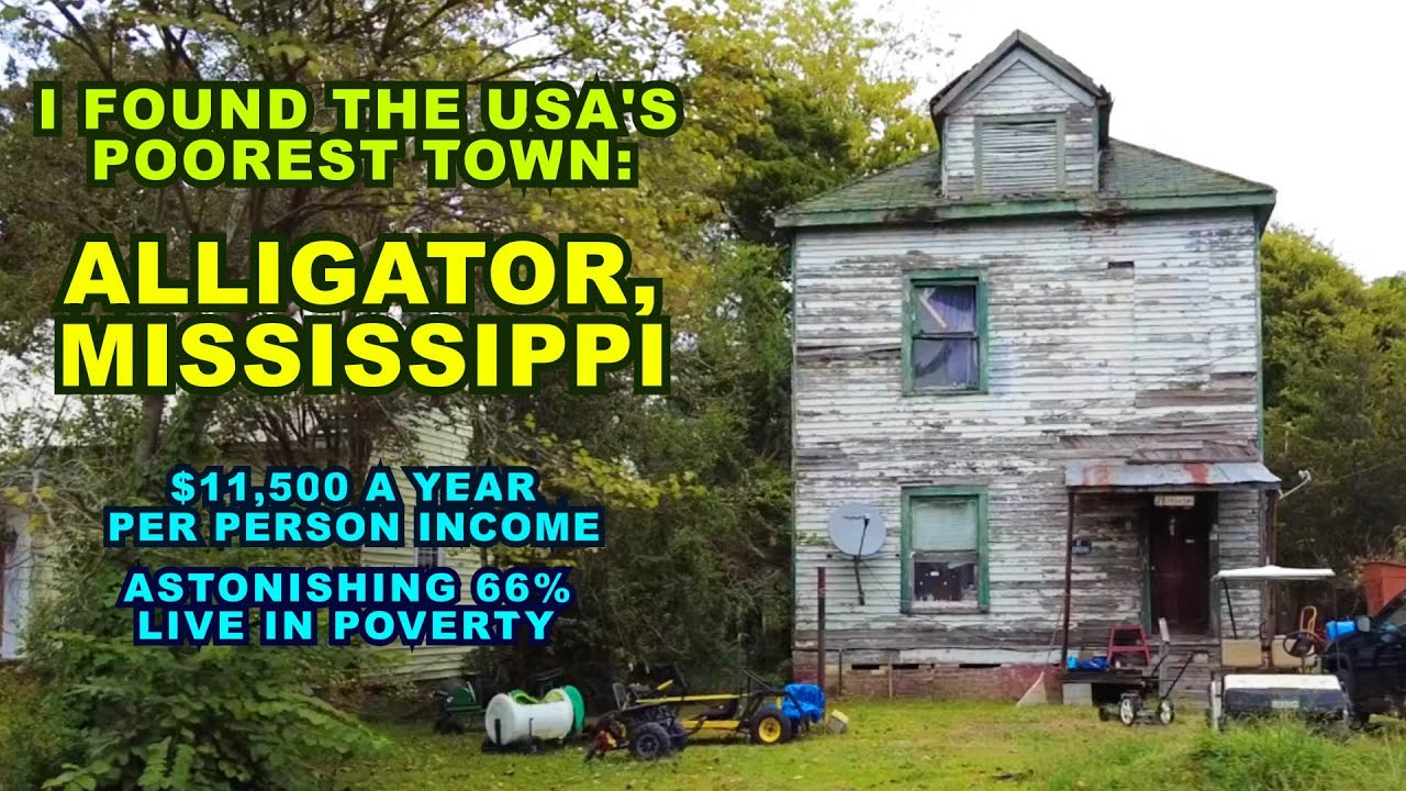 I Found The USA's Poorest Town: ALLIGATOR, MISSISSIPPI - Also, I Toured Helena, AR (A Mini Gary, IN)
