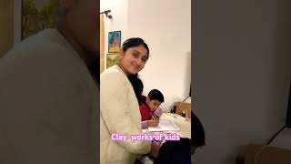 Clay & writing important by kids