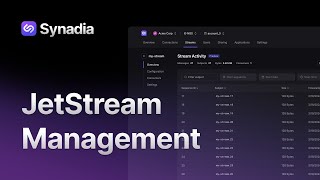 Jetstream Management Synadia Cloud Walkthrough