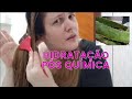 HIDRATANDO O CABELO COM BABOSA + ÓLEO DE CÔCO + MAIZENA #cronogramacapilar #babosa #aloevera