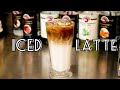 How to Make a Iced Latte | Barista Skills Training | iced latte