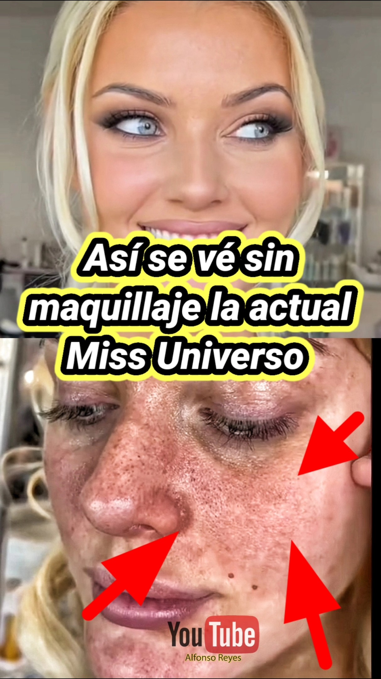 Así se vé sin maquillaje la actual Miss Universo. #missuniverso #victoriakjaer