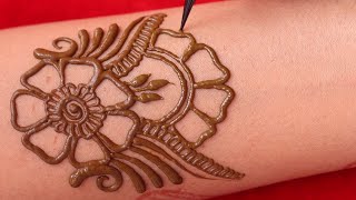 easy step by step arabic bridal bharma henna mehndi || beautiful latest mehndi design || new mehndi