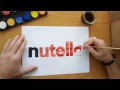 How to draw the Nutella logo