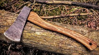 BLACKSMITHING - HOW I MADE AN AXE FROM SCRATCH