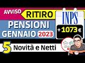 INPS⚠️ RITIRO PENSIONI GENNAIO 2023 5 NOVITà e AUMENTI 📈INVALIDI  MINIME quanto spetta DAVVERO 570€