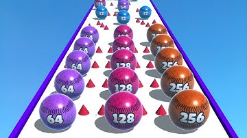 Ball Merge 2048 - MAX LEVEL Gameplay Walkthrough All Levels (Android , IOS)