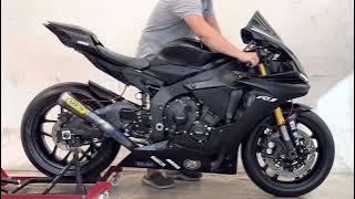 Yamaha Yzf-R1 2017 Exhaust sound Arrow full system
