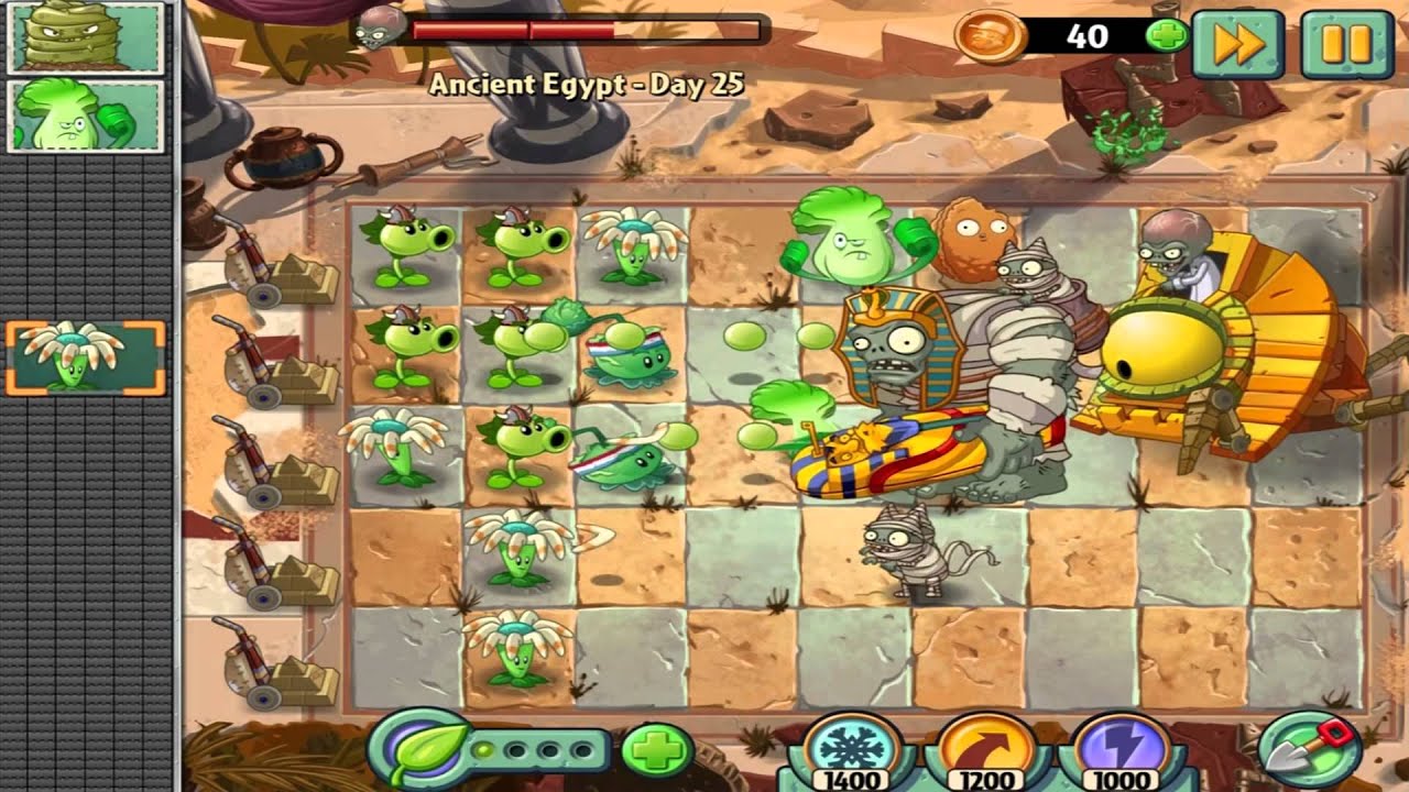 Plants vs Zombies 2 Final Boss: All Zomboss Fight!!! 