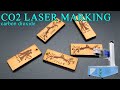Manufacturer sells CO2 laser marking machine application show video