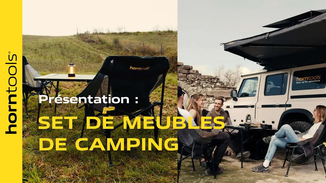 Set de mobilier de camping – Relax – Video