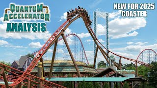 Quantum Accelerator Analysis, Six Flags New England New-for-2025 Intamin Straddle Coaster