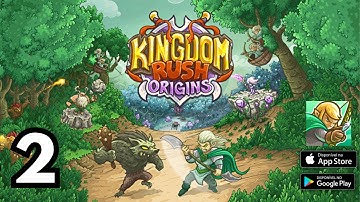 Kingdom Rush Origins - TD - Gameplay Walkthrough 2 -  ( iOS, Android )