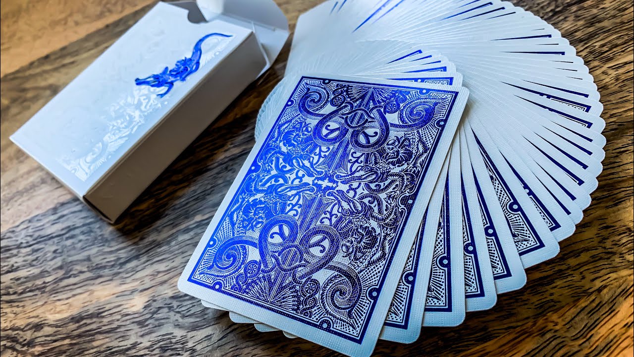Metallic Blue Gatorbacks - Split Spades / David Blaine - Deck