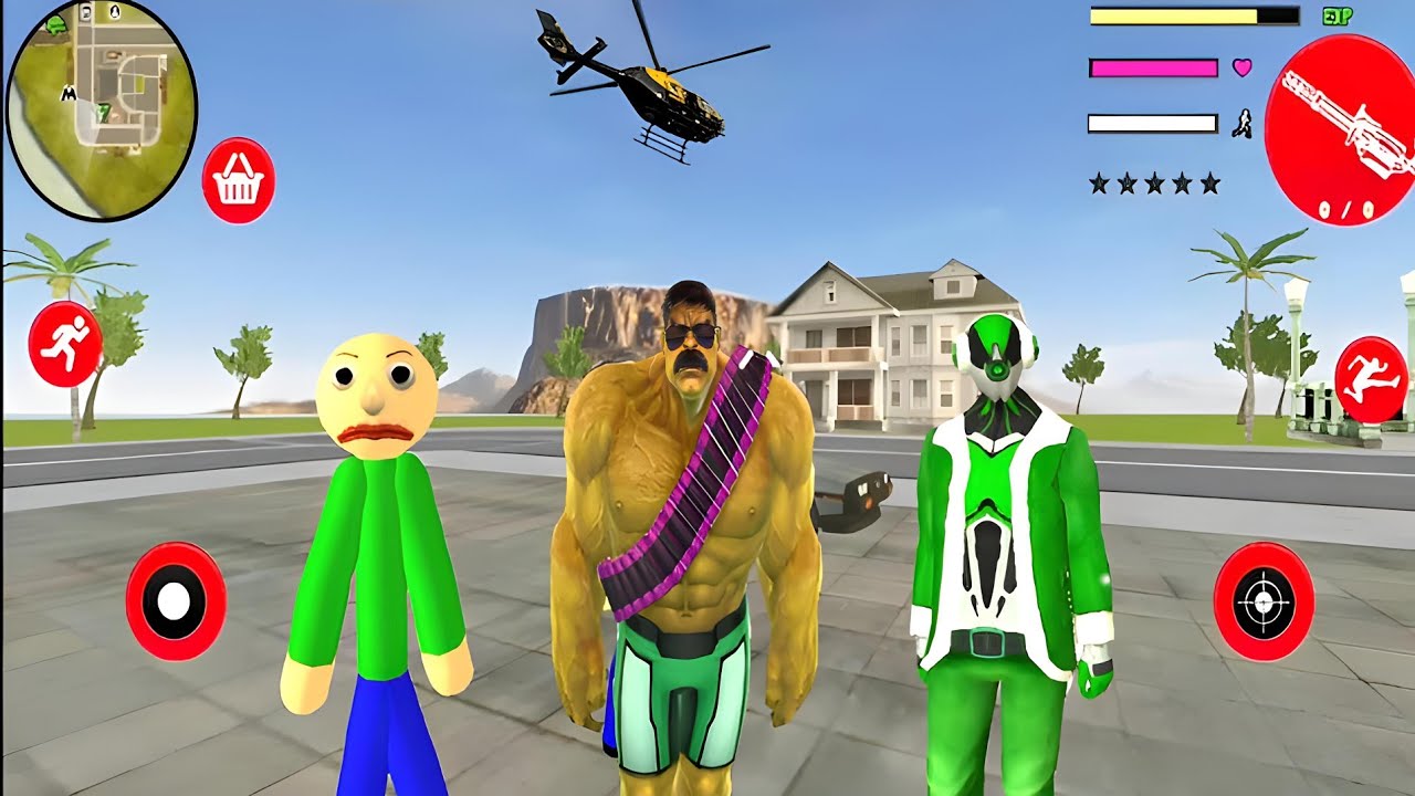 Boldi Stickman Game Stickman Rope Gangstar City Part#42 - New Games - Android Gameplay