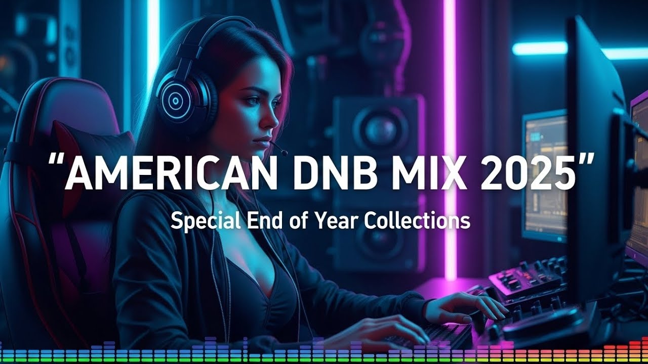 🔥 American DnB Mix 2025 | Best USA Drum & Bass EDM Winter End-of-Year Party Collection Mix