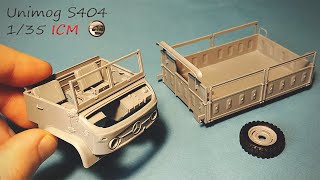 Легендарный ВЕЗДЕХОД в Работе - UNIMOG S404. Сборная модель от ICM в масштабе 1/35, часть 1