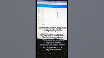 How to Earn Money with Canva Step-by-Step | Make $100+/Day with Free Designs#canva #shorts
