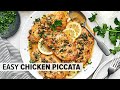 CHICKEN PICCATA for an easy 20-min dinner recipe!