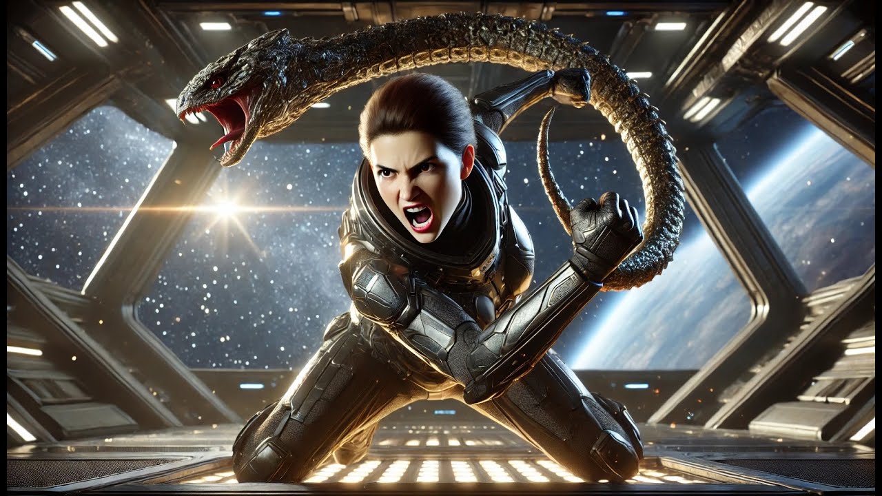 The Predator Shoved Her Aside — She Picked Him Up and Threw Him Off the Platform | HFY | Sci-Fi