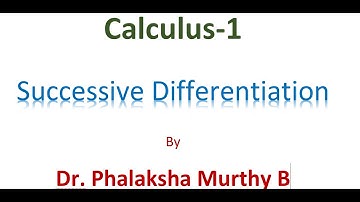 Successive Differentiation-1| B.Sc Maths| Engineering Maths