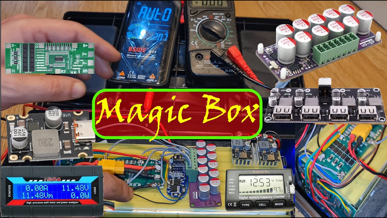 DiY Magic Battery Box and Heavy Duty Large Capacity Power Bank. Great ...
