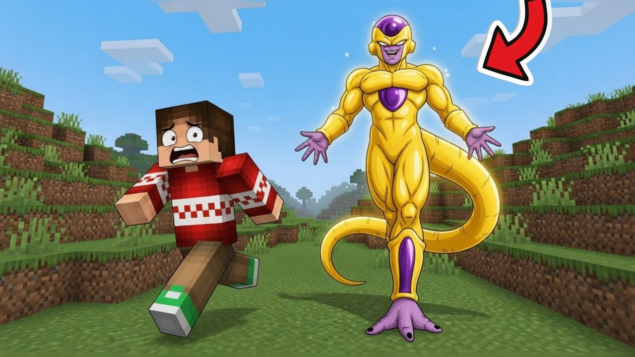 فلم ماين كرافت : واجهت فريزار الذهبي ( هل تغلبت عليه ؟ ) 🔥😱